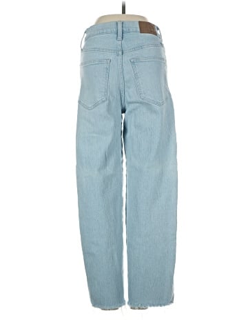 Madewell The Perfect Vintage Wide-Leg Crop Jean in Ward Wash: Raw-Hem Edition (view 2)