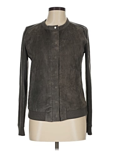 Ecru Leather Jacket (view 1)