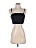Zara 100% Polyester Black Sleeveless Top Size S - photo 1