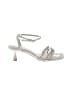 Badgley Mischka Silver Sandals Size 9 - photo 1
