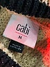 CAbi Stripes Tan Turtleneck Sweater Size M - photo 4