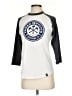 New Era Silver 3/4 Sleeve Top Size XS - photo 1