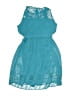 Iz Byer 100% Polyester Teal Dress Size 12 - photo 2