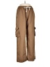 Romwe 100% Polyester Brown Cargo Pants Size L - photo 1