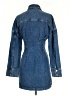 Reformation Jeans Blue Denim Jacket Size 4 - photo 2