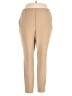 Nina Leonard Solid Tan Casual Pants Size XL - photo 1