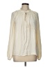 Current Air 100% Polyester Ivory Long Sleeve Blouse Size L - photo 1
