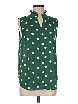 Ann Taylor Sleeveless Button Down Shirt