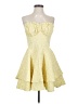 Shein 100% Polyester Yellow Cocktail Dress Size S - photo 1