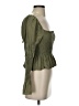 Topshop Green 3/4 Sleeve Top Size 2 - photo 4