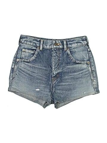 Saint Laurent Denim Shorts (view 1)