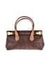 ETRO 100% Coated Canvas Tweed Brown Satchel One size - photo 1