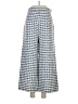 Zara Houndstooth Blue Casual Pants Size M - photo 2