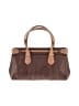 ETRO 100% Coated Canvas Tweed Brown Satchel One size - photo 3