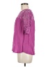 Old Navy 100% Rayon Purple 3/4 Sleeve Blouse Size M - photo 5