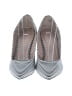 Kelly & Katie Stripes Gray Heels Size 8 1/2 - photo 2
