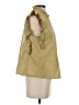 Samsoe Samsoe 100% Cotton Yellow Tan Sleeveless Button-Down Shirt Size S - photo 4