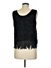 Jkara 100% Polyester Black Sleeveless Top Size M - photo 2