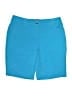Chase54 100% Polyester Solid Blue Shorts Size 8 - photo 1