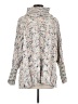 Moon & Madison 100% Polyester Floral Silver Pullover Sweater Size M - photo 1