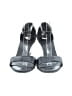 Prada Gray Black Patent Leather Wedges Size EU 39 - photo 2
