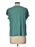 Como Vintage Teal Short Sleeve Top Size L (petite) - photo 2