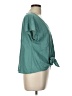 Como Vintage Teal Short Sleeve Top Size L (petite) - photo 4