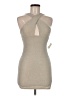 I. Joah Metallic Tan Cocktail Dress Size M - photo 1