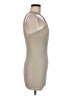 I. Joah Metallic Tan Cocktail Dress Size M - photo 4