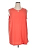 Catherines Orange Sleeveless Blouse Size 1X - photo 1