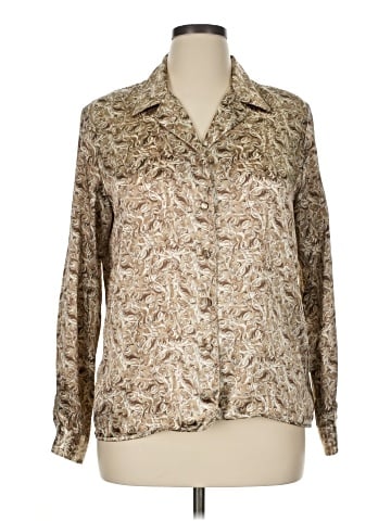 Worthington Long Sleeve Blouse (view 1)