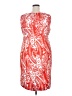 Perceptions Paisley Red Cocktail Dress Size 18 - photo 2