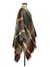 Le Moda 100% Polyester Brown Orange Poncho One size - photo 4