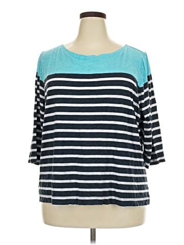JCPenney 3/4 Sleeve T-Shirt (view 1)
