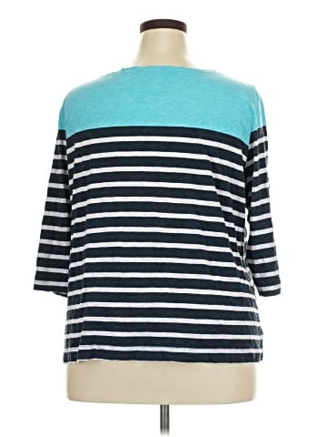 JCPenney 3/4 Sleeve T-Shirt (view 2)