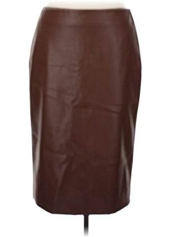 Theory Faux Leather Skirt (view 1)