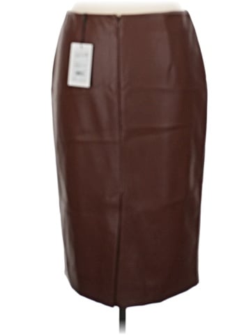 Theory Faux Leather Skirt (view 2)
