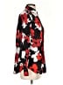 J.Crew 100% Silk Floral Black Long Sleeve Silk Top Size 4 - photo 4