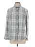 Assorted Brands 100% Cotton Plaid Gray Long Sleeve Button-Down Shirt Size XS - photo 1