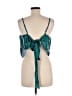 Japna 100% Polyester Teal Sleeveless Top Size M - photo 2