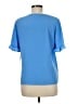 CeCe Blue Short Sleeve Blouse Size M - photo 2