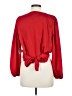 Assorted Brands 100% Polyester Red Long Sleeve Blouse Size M - photo 2