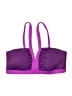 Boden 100% Polyester Color Block Purple Swimsuit Top Size 10 - photo 1
