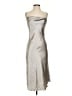 Bebe 100% Polyester Metallic Silver Cocktail Dress Size XS - photo 1