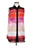 Reed Color Block Pink Sleeveless Button-Down Shirt Size M - photo 1
