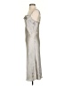 Bebe 100% Polyester Metallic Silver Cocktail Dress Size XS - photo 5