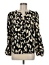 Unbranded Animal Print Gold Long Sleeve Blouse Size M - photo 1