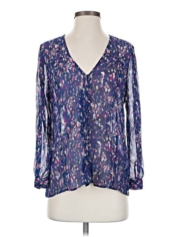 Joie Long Sleeve Silk Top (view 1)