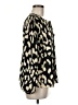 Unbranded Animal Print Gold Long Sleeve Blouse Size M - photo 4