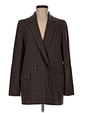 Madewell Caldwell Double-Breasted Blazer in Hedden Plaid (view 1)